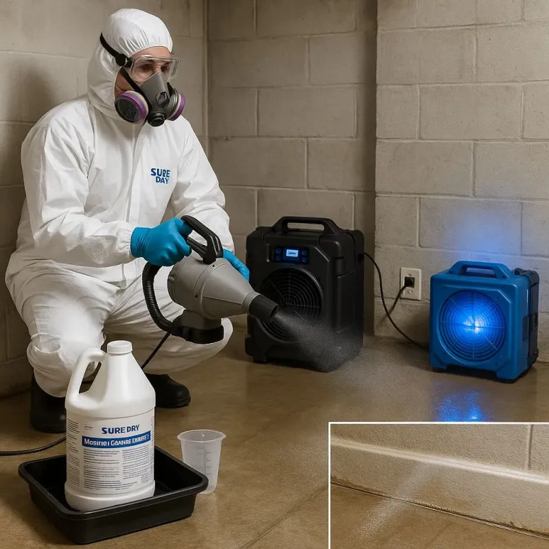 Sanitization and Odor Removal process in Lesslie, SC